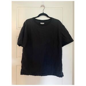 Margaret Howell black linen top s